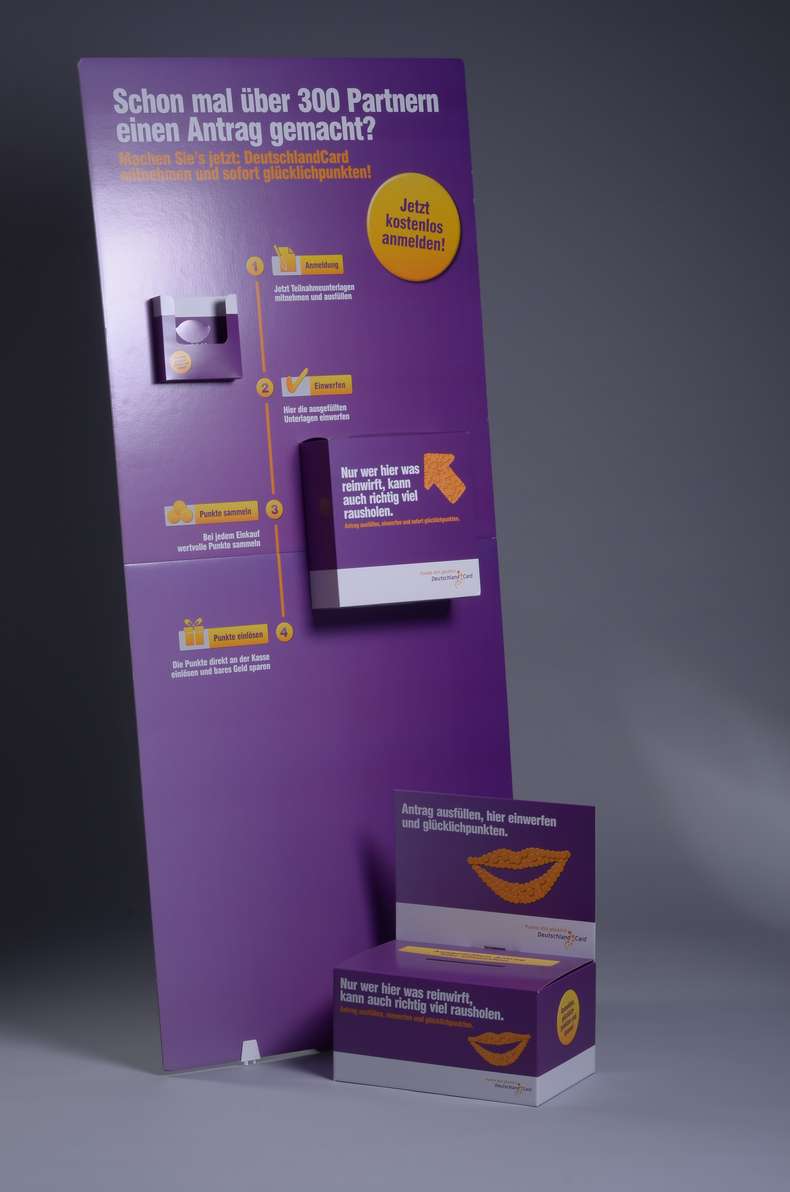 Promotion und Magazindisplays - 1/4 CHEP-Palette Magazindisplays lila - 1/4 CHEP-Palette
