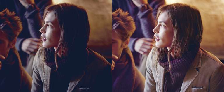 Bildbearbeitung vorher und nachher