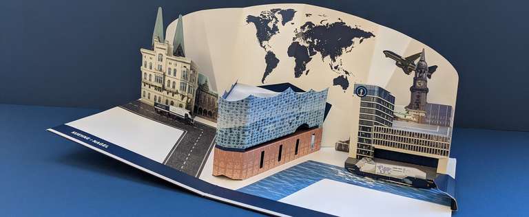 Elbphilharmonie Popup-Karte Elbphilharmonie Popup-Karte