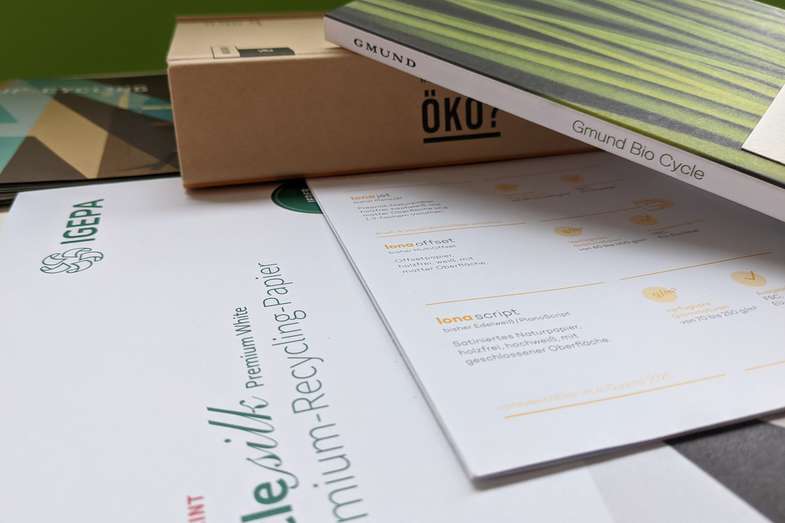 verschiedene Recycling Materialien