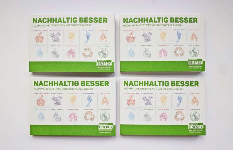 Nachhaltigkeits-Leporello von Langebartes + Jürgens Hamburg GmbH