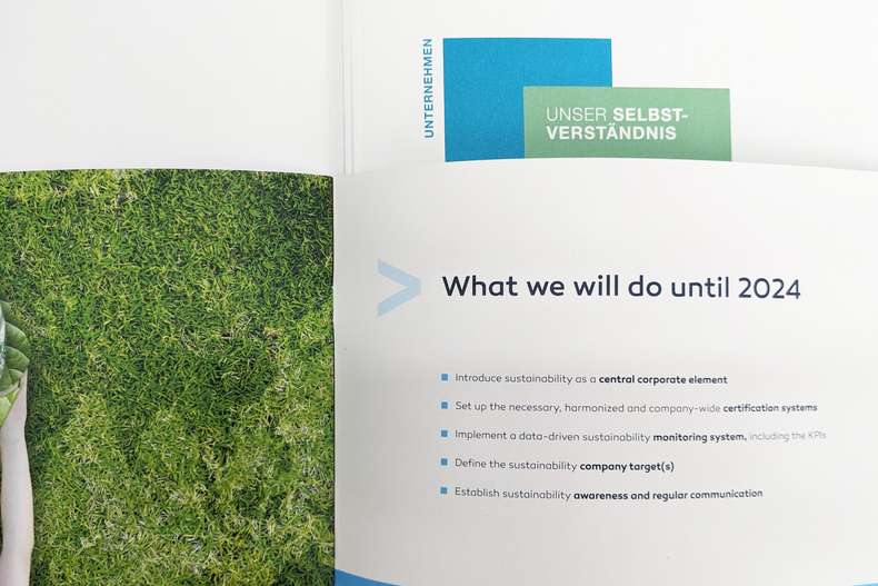 Umweltbericht Unternehmen Ausschnitt Unternehmensbericht - Umweltbericht Unternehmen