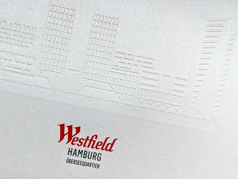 Deckblatt mit Reliefprägung Deckblatt mit Reliefprägung
