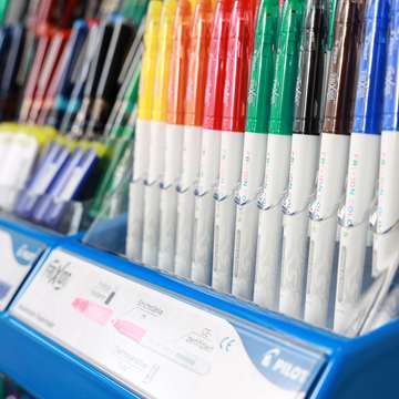 Kunststoffdisplay für Stifte