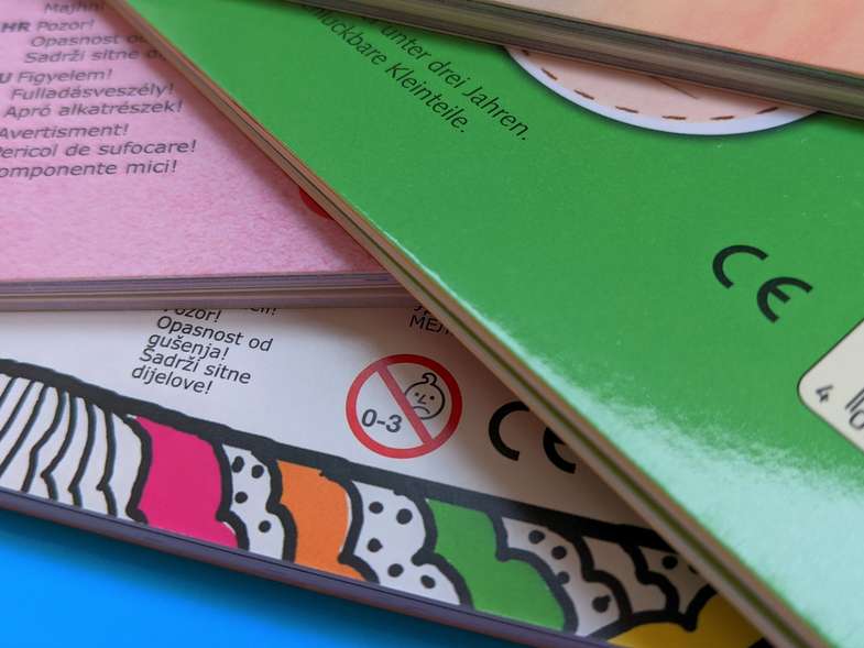 CE-Pruefzeichen Stickerheft