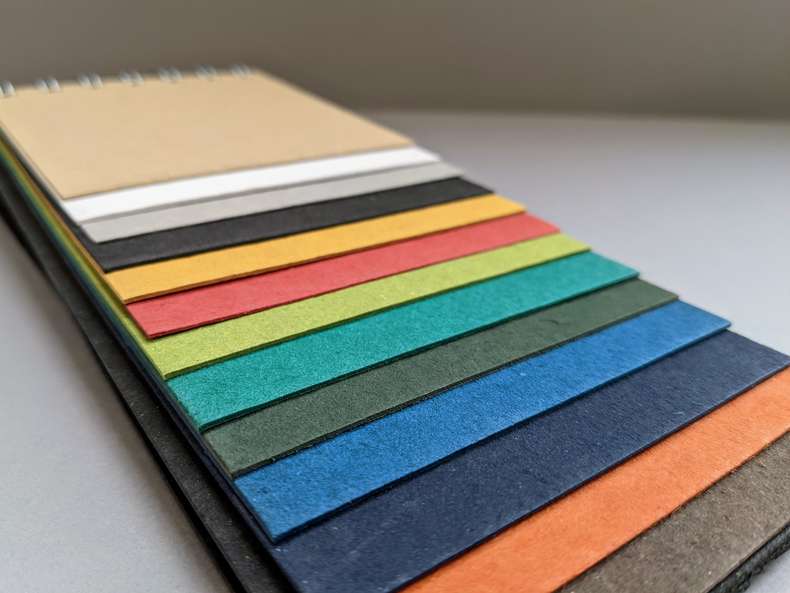 Papier Farbfächer