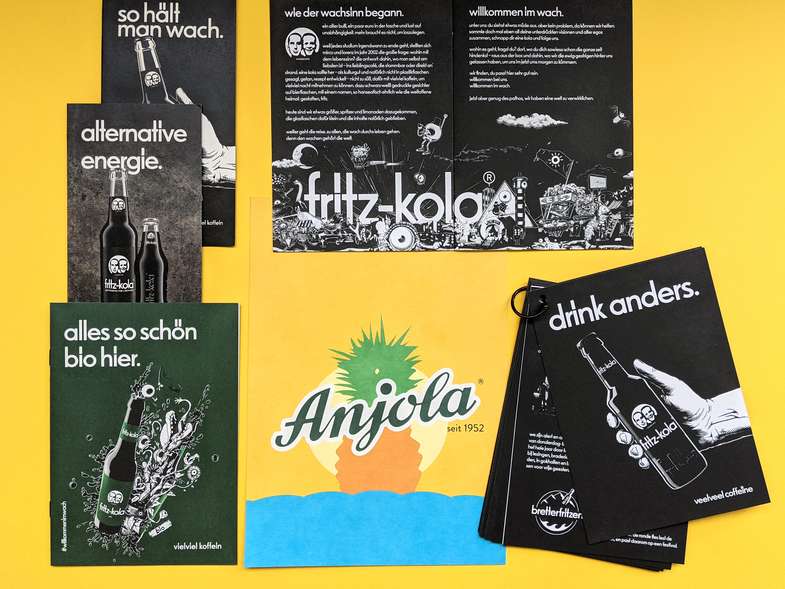 Flyer und Folder fritz-kola Flyer und Folder fritz-kola