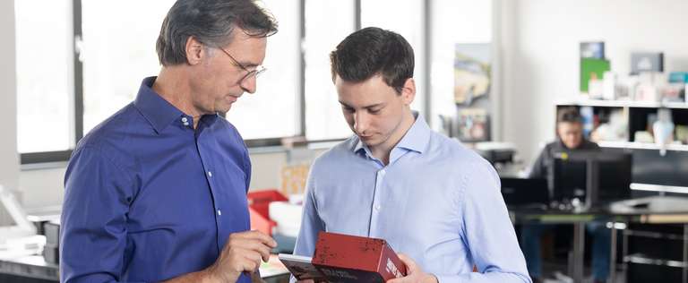 Martin und Leon Lemcke Martin und Leon Lemcke, Geschäftsführer und Projektmanager bei Langebartels+Jürgens Hamburg GmbH