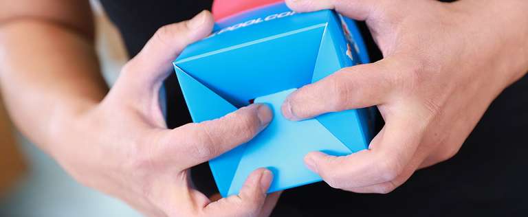 Konfektion Faltschachtel mit Steckboden