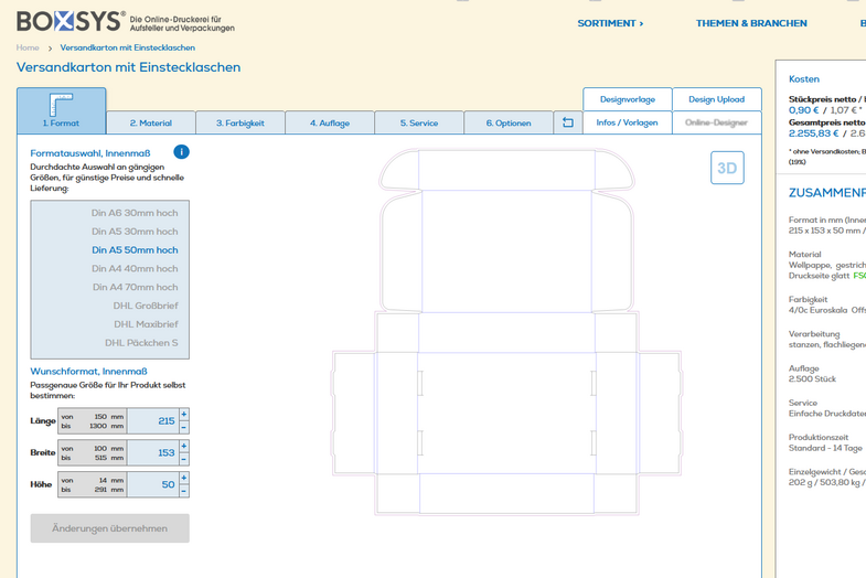 Boxsys Konfigurator Bild