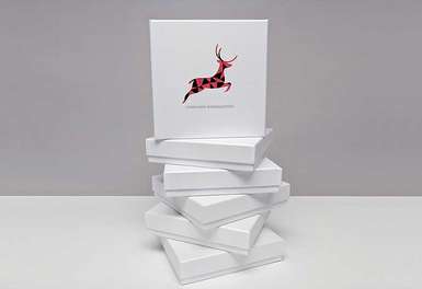 Stülpdeckelschachteln mit Prägung von Langebartes + Jürgens Hamburg GmbH