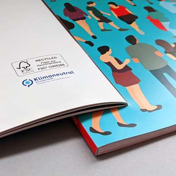 Ausschnitt Geschäftsbericht, Nachhaltigkeit - Drucksache Hamburg