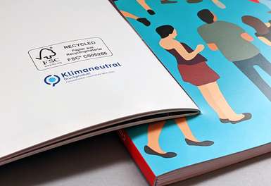 Ausschnitt Geschäftsbericht, Nachhaltigkeit - Drucksache Hamburg