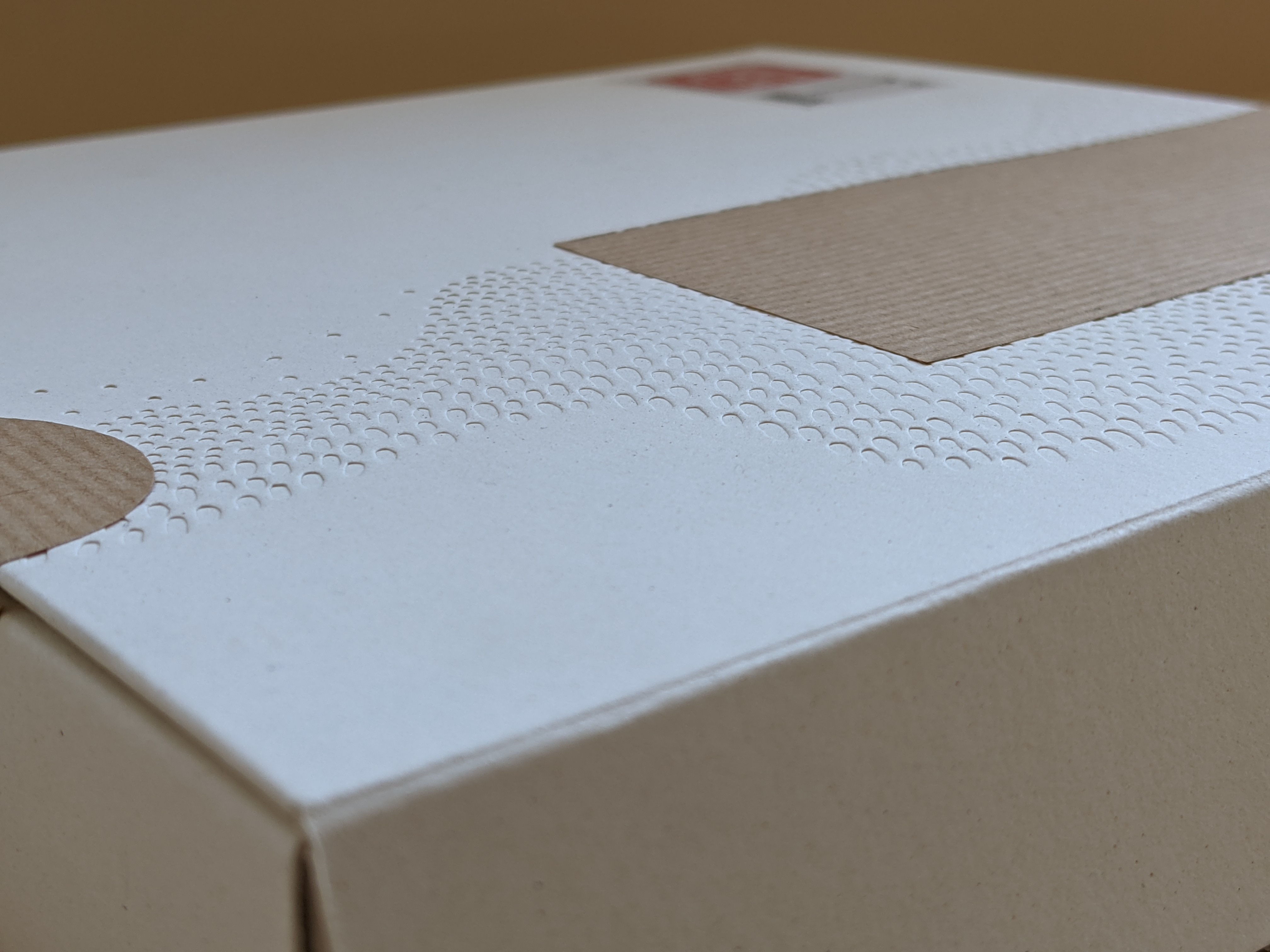 Algenpapier mit Blindprägung Algenpapier mit Blindprägung