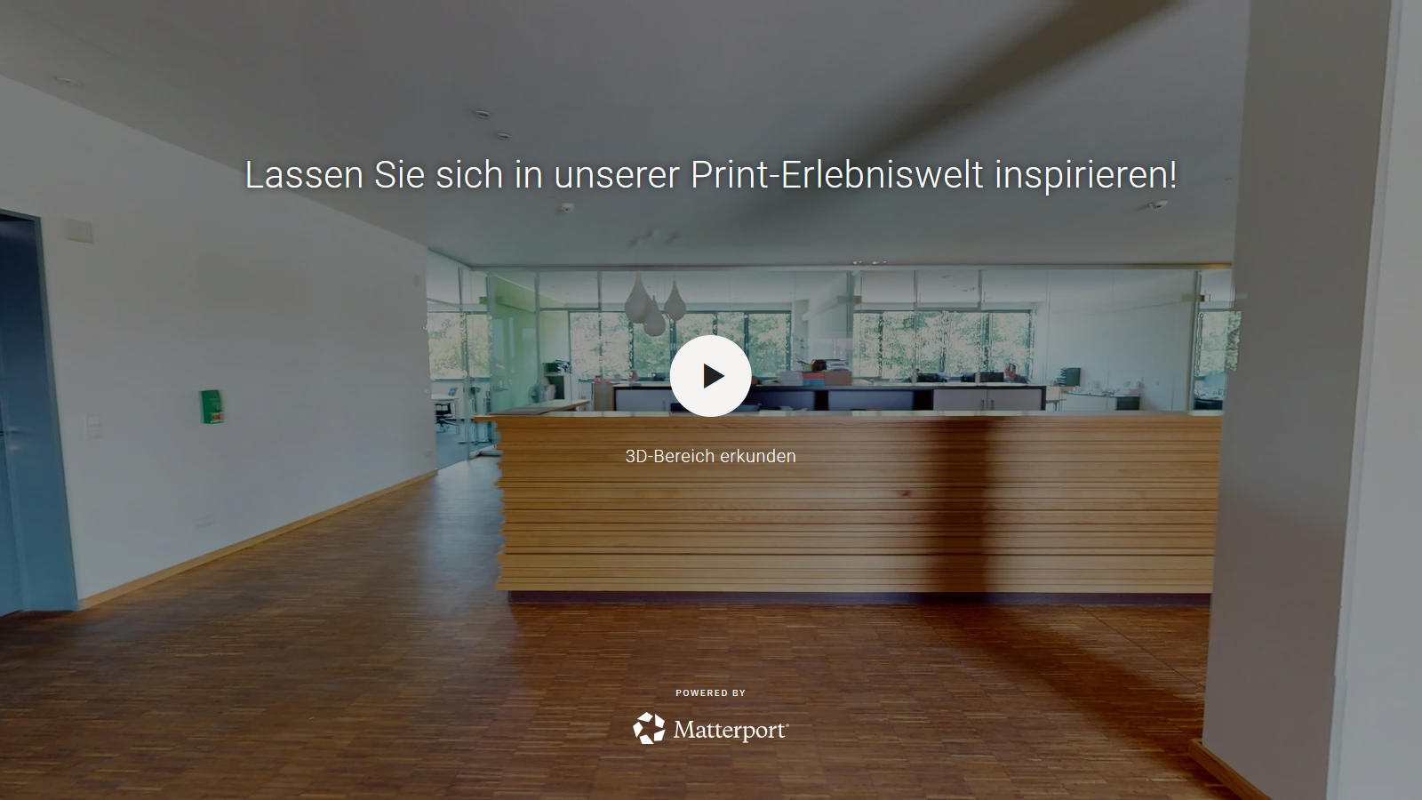 Matterport virtueller Showroom
